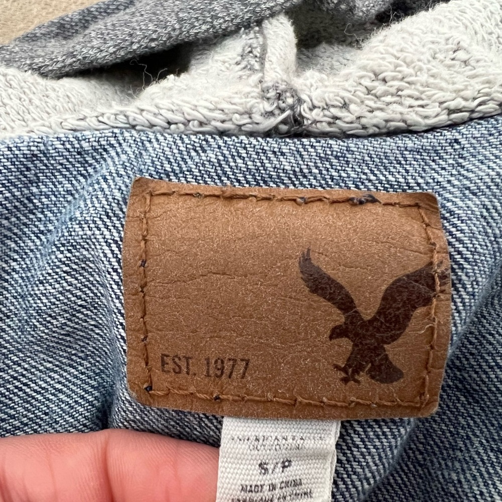AMERICAN EAGLE OUTFITTERS Jean jacket with hood - Picture 5 of 5